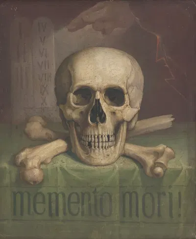 Memento mori by Йозеф Ханула, 1901 — digital art print download