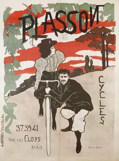 PLASSON CYCLES by Мануэль Роббе, 1880-1900 — digital art print download