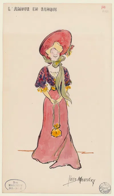 L'Amour en banque by Ив Маревери, 1907 — digital art print download