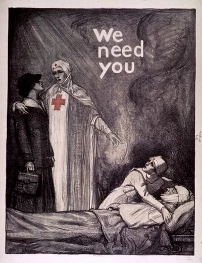 We need you by Альберт Штернер, 1912 — digital art print download