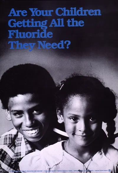 Are your children getting all the fluoride they need by National Caries Program — digital art print download
