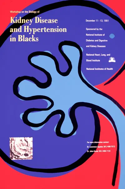 Workshop on the biology of kidney disease and hypertension in Blacks by National Institutes of Health, 1991 — digital art…
