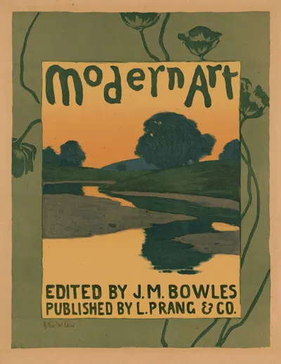 Modern art edited by J. M. Bowles by Arthur Wesley Dow, 1895 — digital art print download