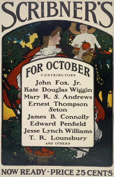 Scribner's for October. by Blendon Campbell, 1899 - 1906 — digital art print download