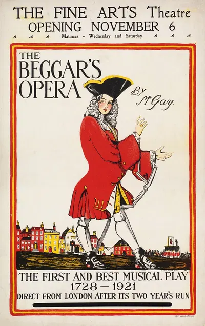 The beggar's opera by Клод Ловат Фрейзер, 1920 — digital art print download