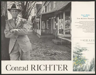 Conrad Richter: great authors from the Time Reading Program by Carl Mydans, 1965 — digital art print download