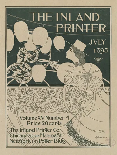 The inland printer, July 1895 by Charles Warde Traver, 1895 — digital art print download