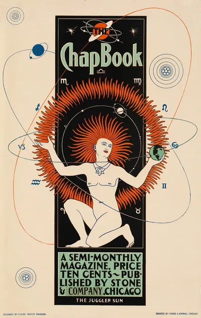 The chapbook by Claude Fayette Bragdon — digital art print download