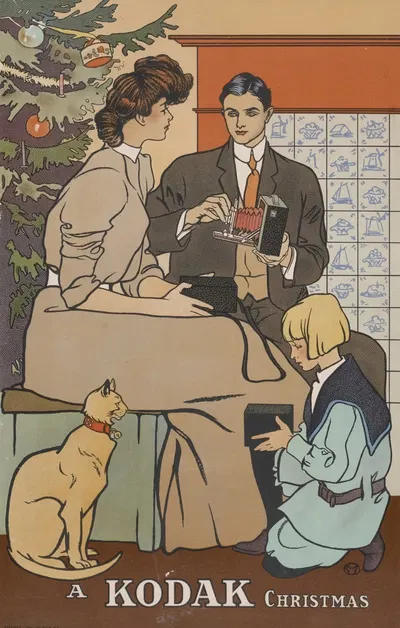 A Kodak Christmas by Эдвард Пэнфилд, 1890-1907 — digital art print download