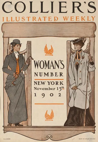 Collier's illustrated weekly. Woman's number, New York, November 15th, 1902. by Эдвард Пэнфилд, 1902 — digital art print…