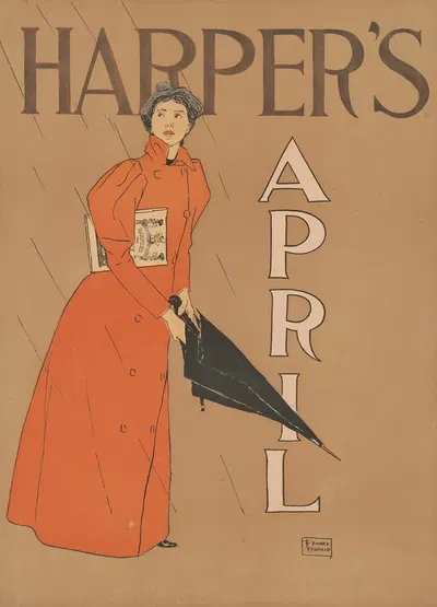 Harper's [for] April by Эдвард Пэнфилд, 1894 — digital art print download