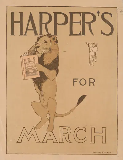 Harper's for March by Эдвард Пэнфилд, 1894 — digital art print download