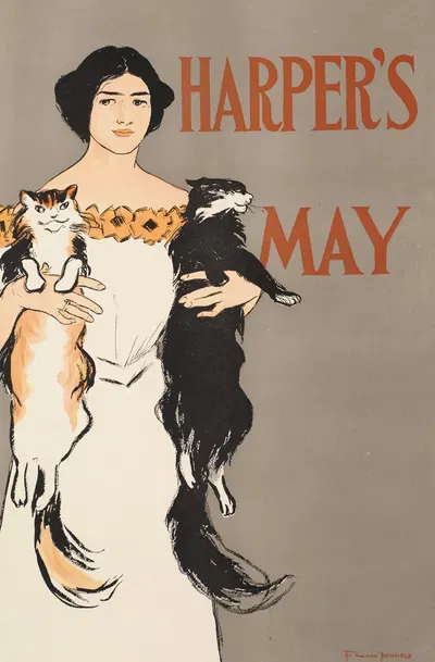Harper's May by Эдвард Пэнфилд, 1896 — digital art print download