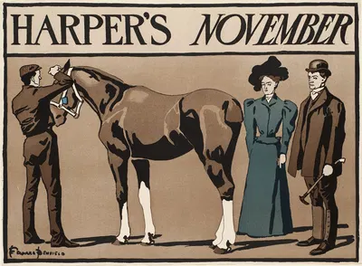 Harper's November by Эдвард Пэнфилд, 1897 — digital art print download