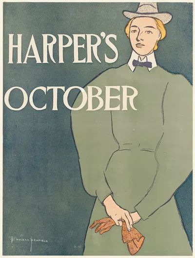 Harper's October by Эдвард Пэнфилд, 1896 — digital art print download