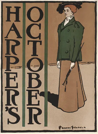 Harper's October by Эдвард Пэнфилд, 1897 — digital art print download