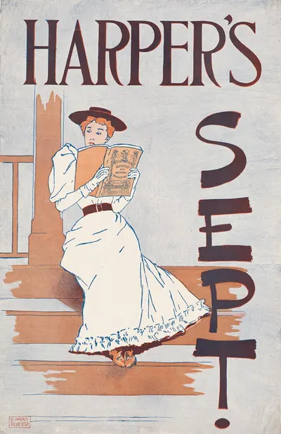 Harper's September by Эдвард Пэнфилд, 1893 — digital art print download