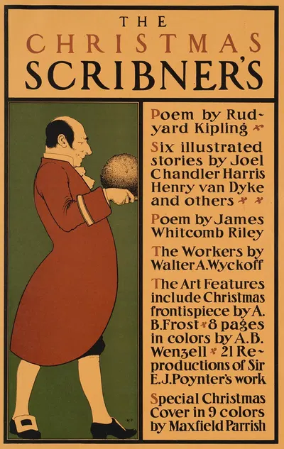 The Christmas scribner's by Эдвард Пэнфилд, 1897 — digital art print download