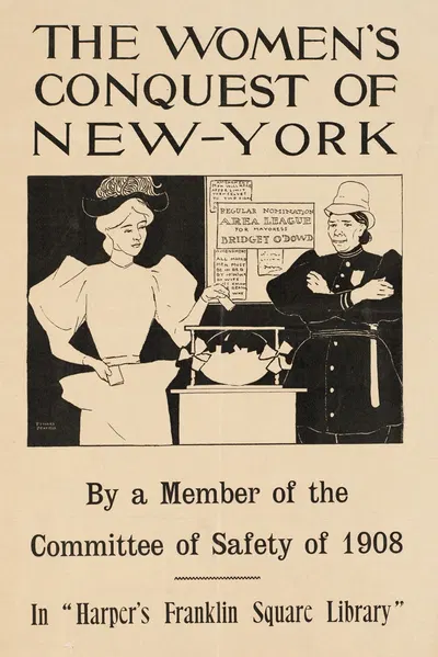 The women's conquest of New-York by a member of the Committee of Safety of 1908 by Эдвард Пэнфилд, 1908 — digital art print…