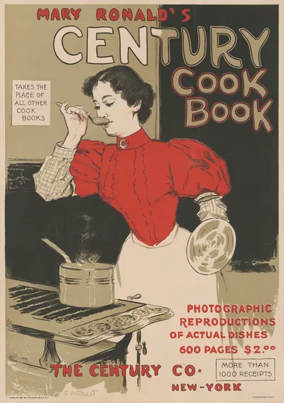 Mary Ronald's century cookbook by Эдвард Генри Поттхаст, 1897 — digital art print download