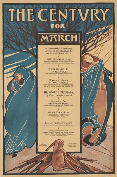 The century for March by Элиша Браун Берд, 1896 — digital art print download