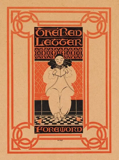 The red letter foreword by Elisha Brown Bird, 1890-1920 — digital art print download