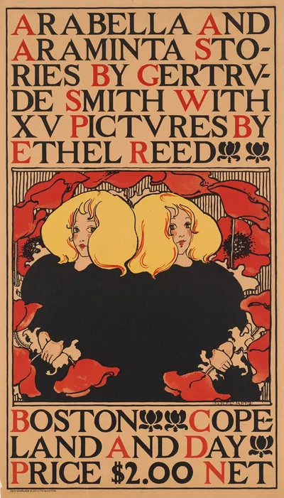 Arabella & Araminta stories by Gertrude Smith with XV pictures by Ethel Reed by Ethel Reed, 1900 — digital art print download