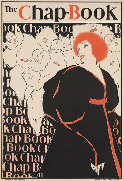 The chap-book by Frank Hazenplug, 1896 — digital art print download