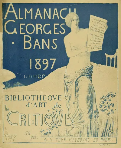 Almanach Georges Bans by Фредерик Огюст Казаль, 1897 — digital art print download