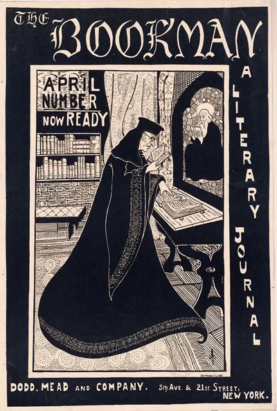 The bookman, a literary journal. April number now ready by George Frederick Scotson-Clark — digital art print download