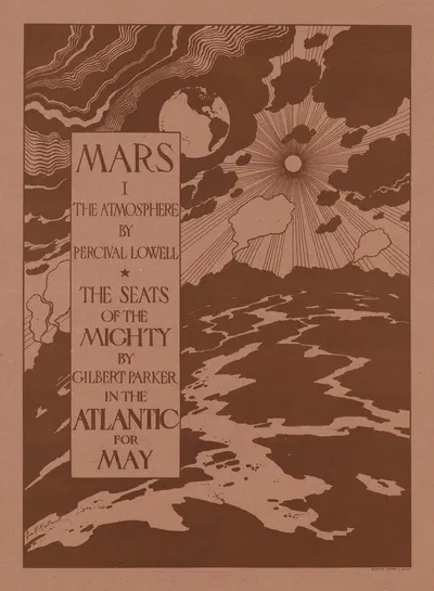 Mars I, The atmosphere by Percival Lowell by George Hawley Hallowell — digital art print download
