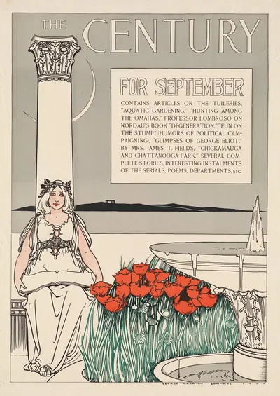 The century for September by George Wharton Edwards, 1895 — digital art print download
