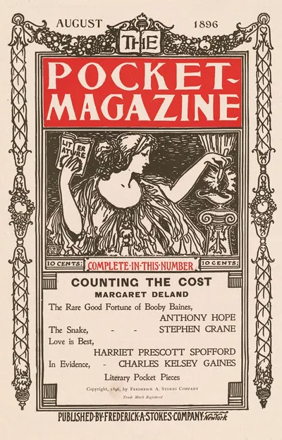 The pocket magazine, August 1896 by George Wharton Edwards, 1896 — digital art print download
