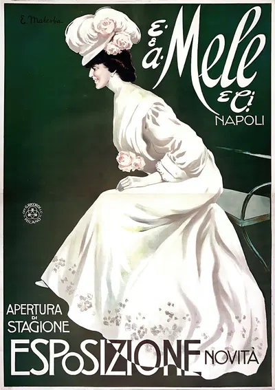 E. & A. Mele Napoli. Apertura Di Stagione , Esposizioni Novit by Gian Emilio Malerba — digital art print download