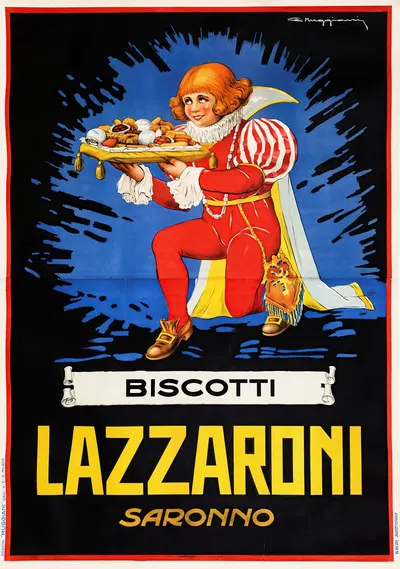 Biscotti Lazzaroni, Saronno by Giorgio Muggiani, 1925 — digital art print download