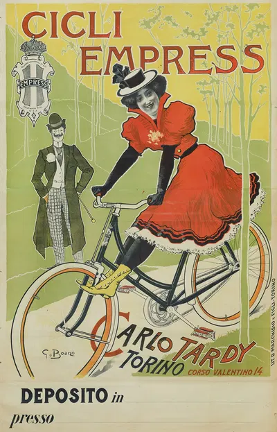Cicli Empress by Giuseppe Boano, 1900 — digital art print download
