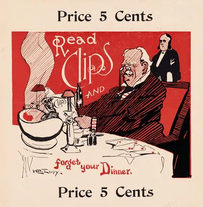 Read Clips & forget your dinner by Henry Brevoort Eddy — digital art print download