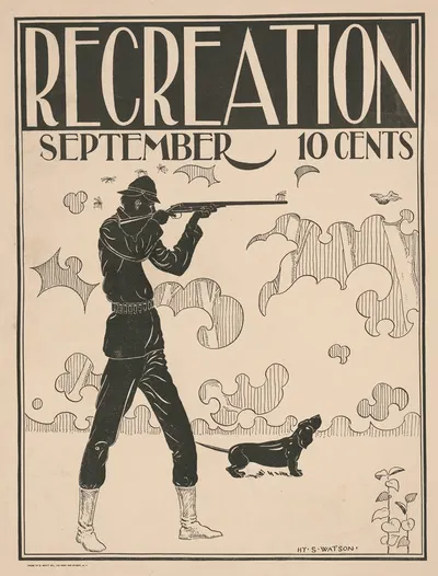 Recreation for September by Henry Summer Watson, 1896 — digital art print download