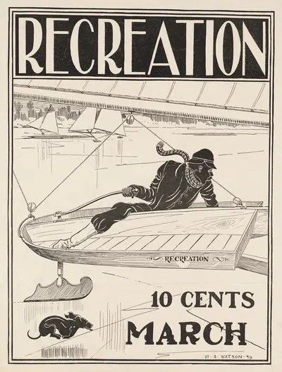 Recreation, 10 cents, March by Henry Summer Watson — digital art print download