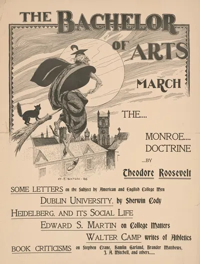 The Bachelor of Arts for March by Henry Summer Watson, 1896 — digital art print download