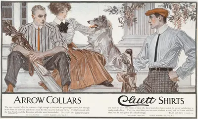 Arrow collars. Cluett shirts by Джозеф Кристиан Лейендеккер, 1895 - 1917 — digital art print download