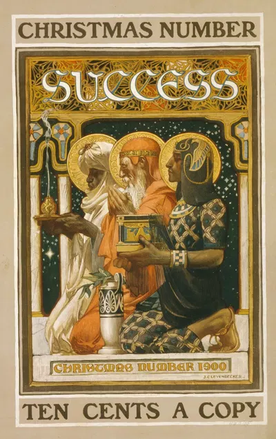 Success, Christmas number by Джозеф Кристиан Лейендеккер, 1900 — digital art print download