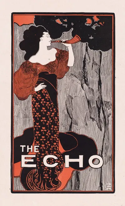The echo, Chicago, February 15, 1896 by Джон Слоун, 1896 — digital art print download