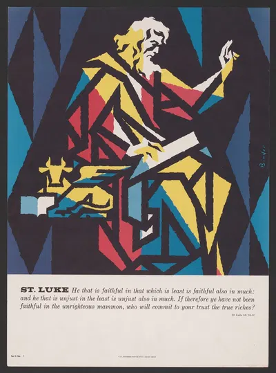 St. Luke by Joseph Binder, 1962 — digital art print download