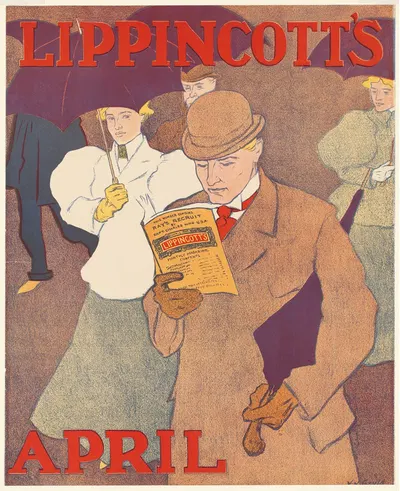 Lippincott's April by Joseph Gould — digital art print download