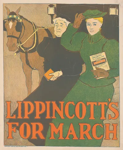 Lippincott's for March by Joseph Gould — digital art print download