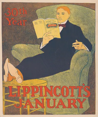 Lippincott's January, 30th year by Joseph Gould — digital art print download
