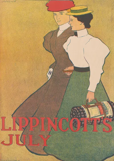 Lippincott's July by Joseph Gould — digital art print download