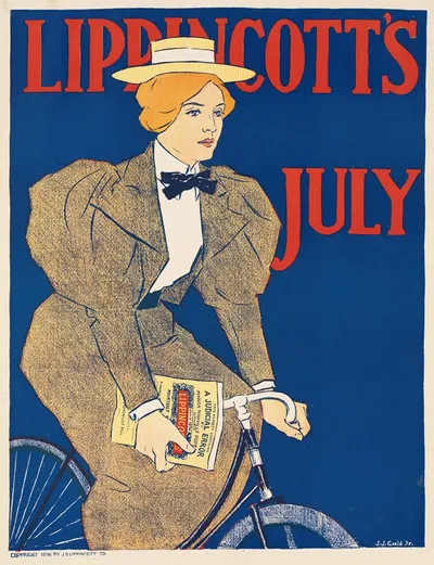 Lippincott's July by Joseph Gould, 1896 — digital art print download