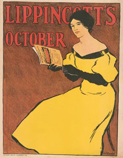 Lippincott's October by Joseph Gould — digital art print download